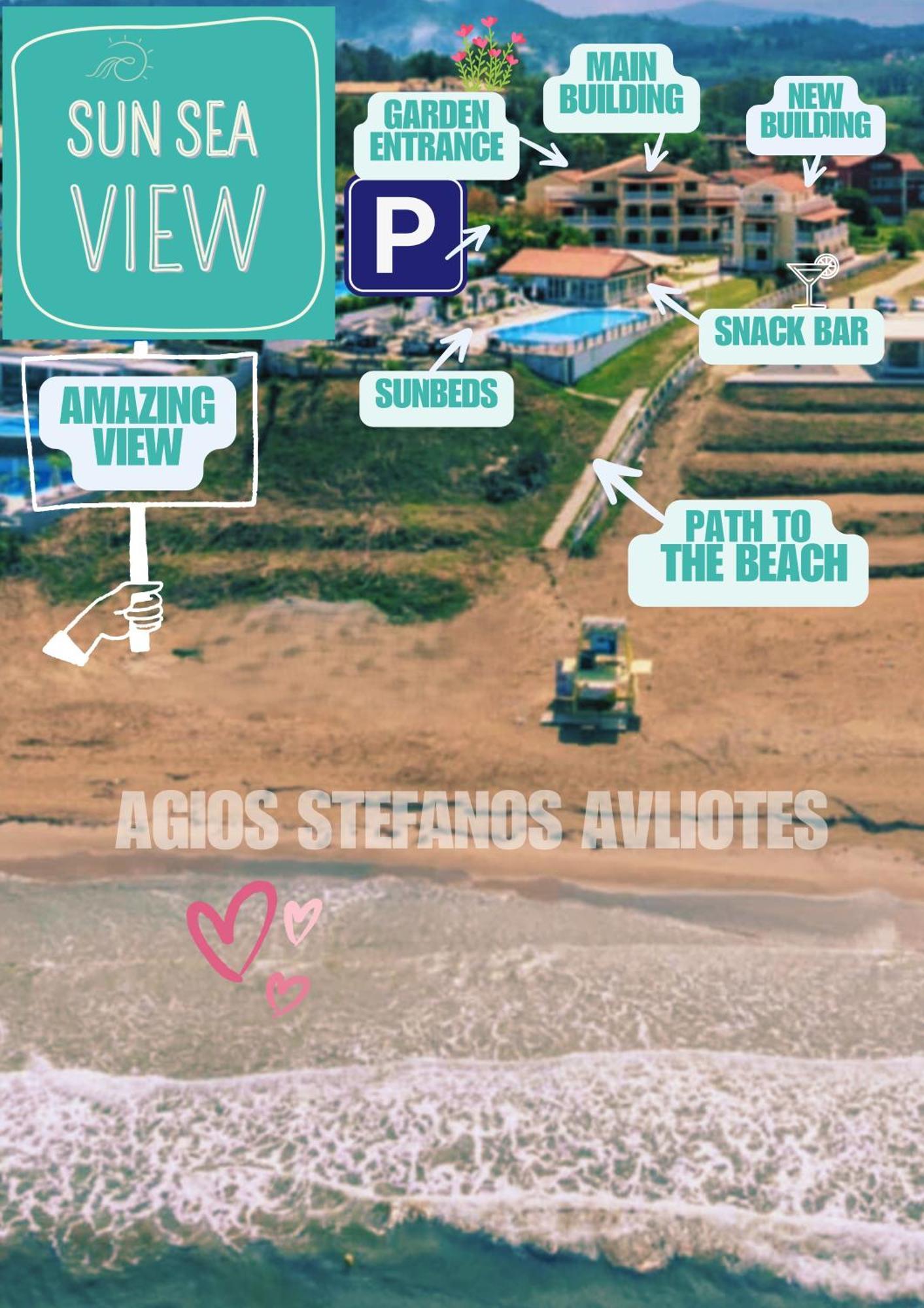 Sun See View Agios Stefanos Avliotes  Bagian luar foto